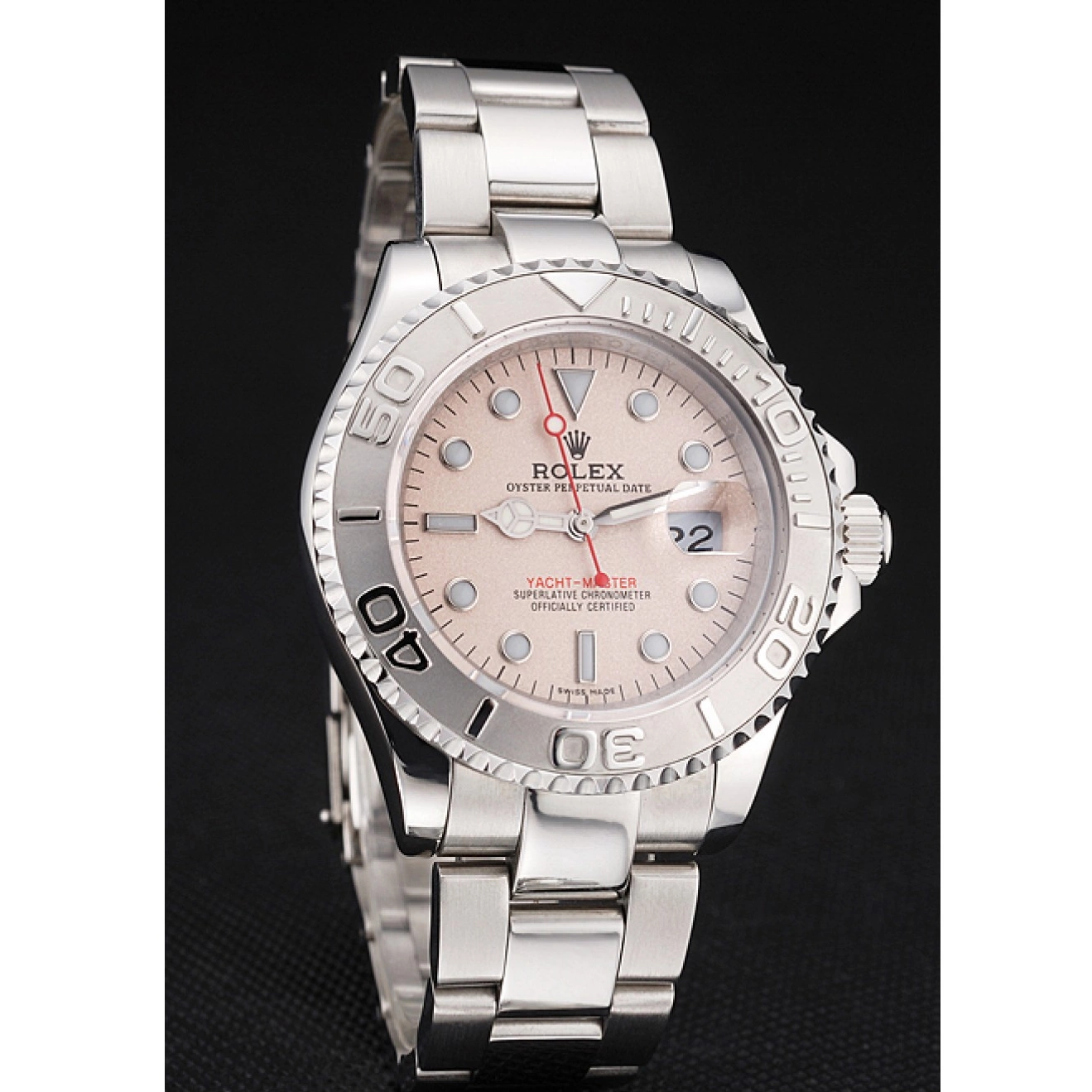 MiroTime 0808 Swiss Rolex Yacht-Master Champagne Dial Stainless Steel Case And Bracelet